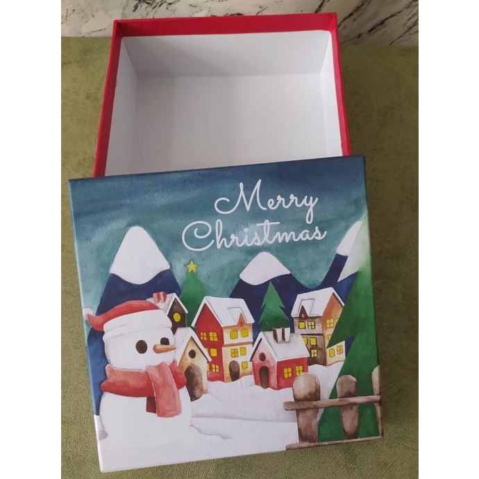 

SALE NOW HARDBOX NATAL CHRISTMAS UK. 22X22X8CM ( T3-08 ) ORIGINAL