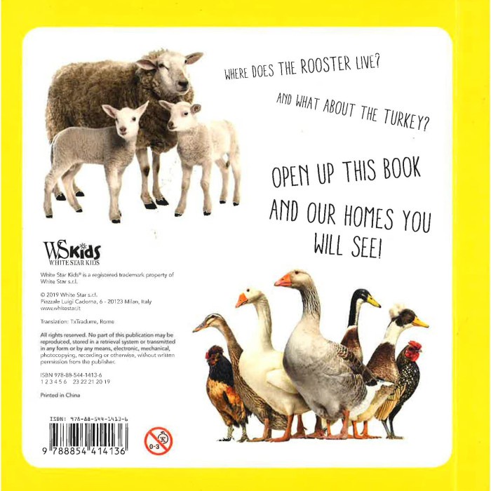 BOARD BOOK NO SOUND - FARM ANIMALS