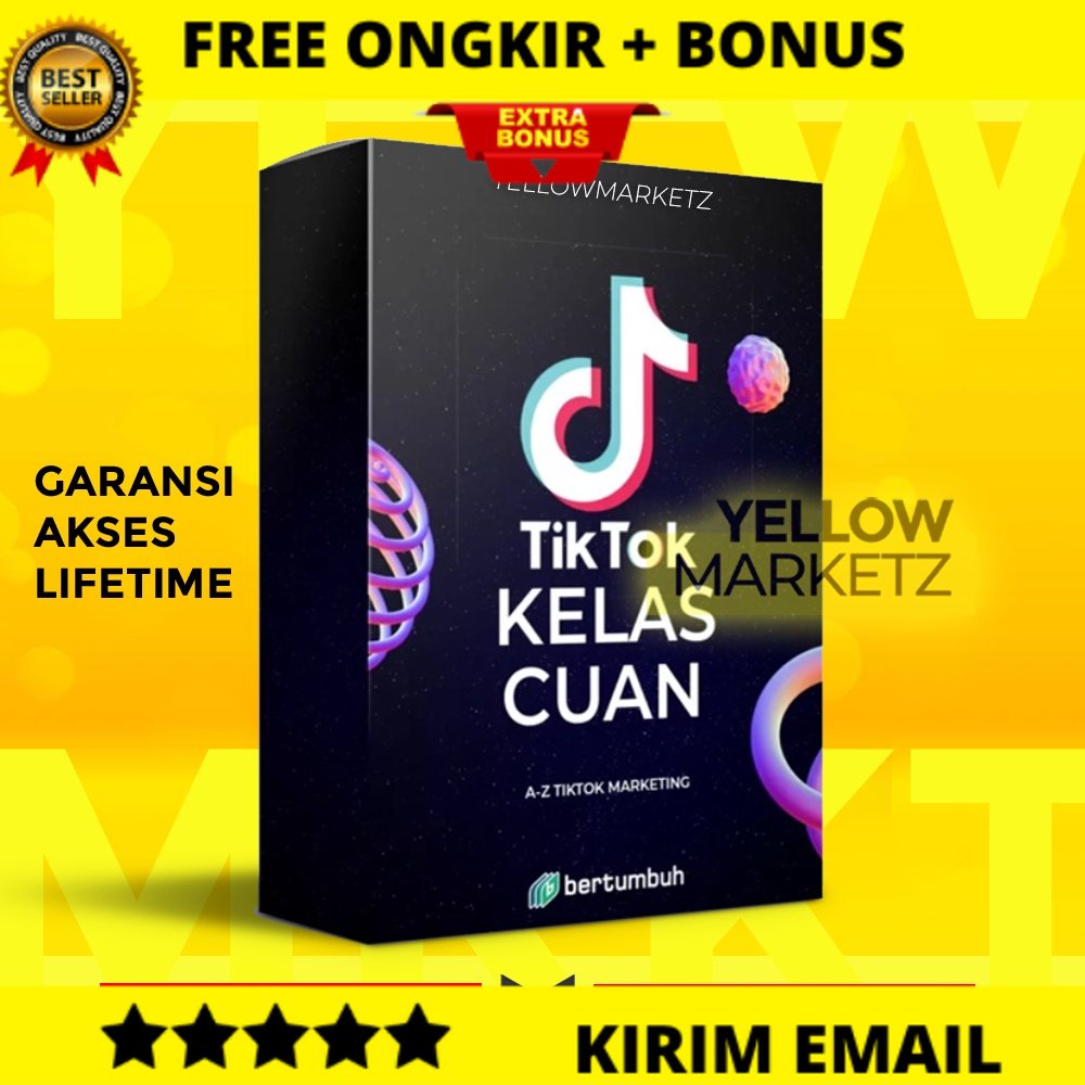 Jual KELAS TIKTOK CUAN - Mahir Cari Cuan Di Tiktok Dari A Sampai Z ...