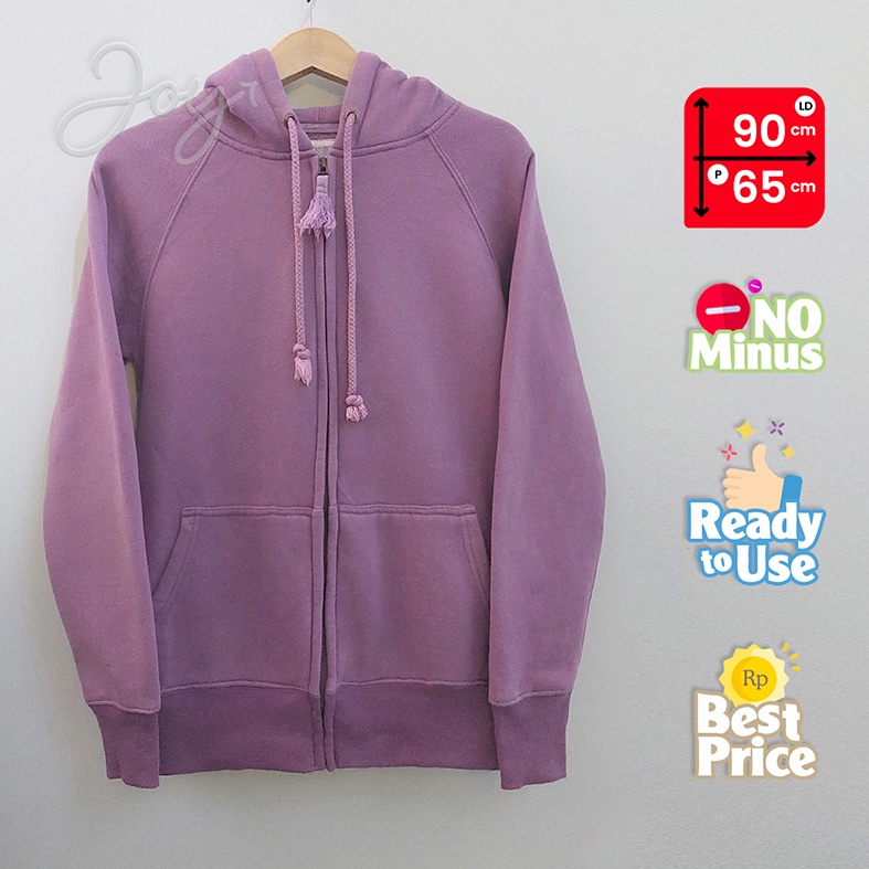 L.S.J Company Jacket Hoodie Cotton Palsley Purple