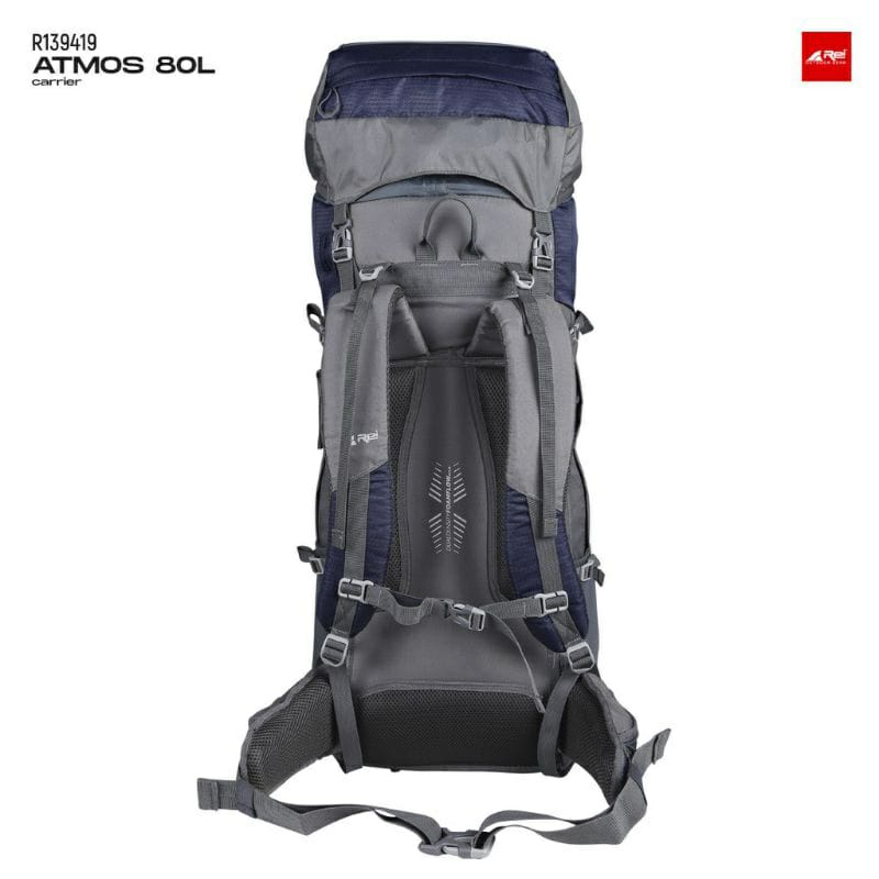 Tas Gunung Carrier Rei Arei Atmos 80L Original 100% + Cover Bag