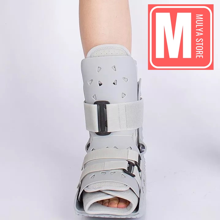 Ankle Walker Boot Orthosis Brace Penyangga Kaki Fracture Model Pendek