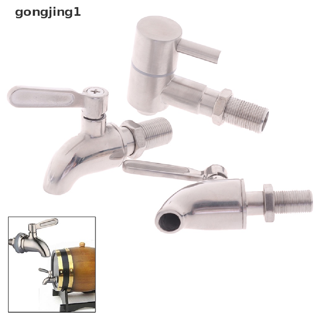 Ggg Tong Anggur Keran Air Gentong Keran Air 304kran Stainless Steel Dispenser Minuman Bir ID