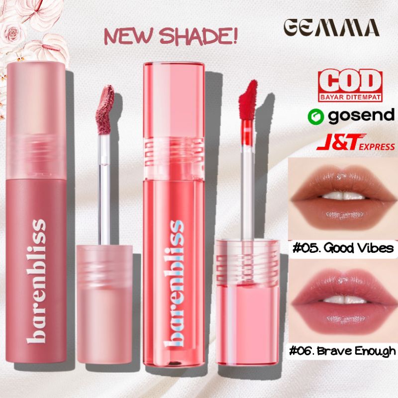 NEW SHADE (GOSEND/COD) BNB BARENBLISS KOREAN BLOOMATTE FULL BLOOM TRANSFERPROOF MATTE TINT LONGLASTING BERRY MAKES COMFORT LIP MATTE LIP CREAM CHERRY MAKES CHEERFUL LIP VELVET PEACH MAKES PERFECT LIP TINT - LIP TIN KOREA