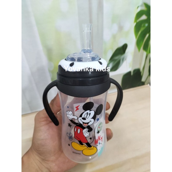 Paket Botol Wide Neck Lengkap Karakter Disney(Botol+Nipple+Sedotan+Pegangan) 250 Ml/125Ml DMM-2121