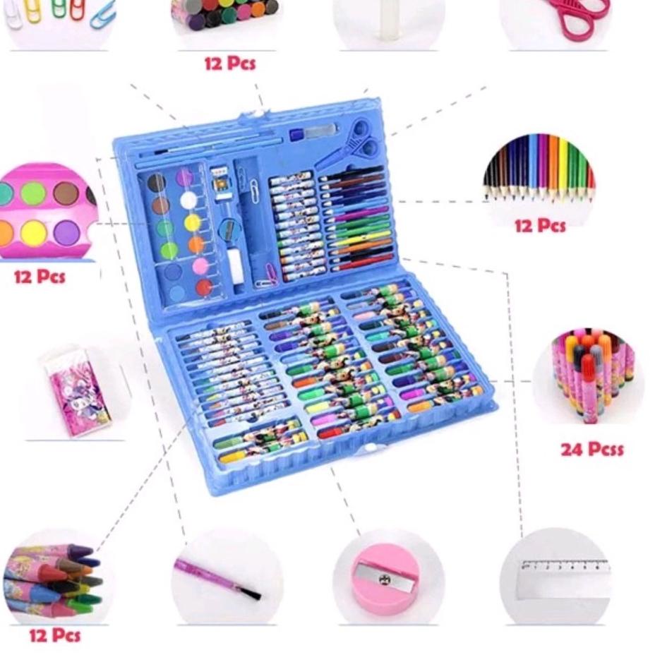 

Banyak Peminat ♗ Pensil Warna 86Pcs In 1 Crayon Anak Art Set Alat Lukis Menggambar Seni Kerajinan Anak...