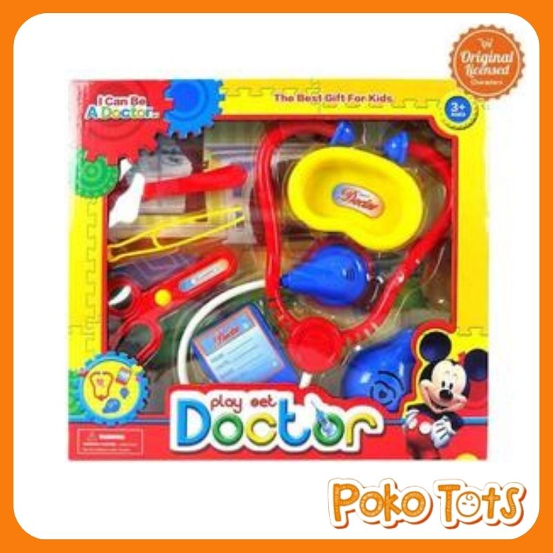 Happy Toon Play Set Doctor Mickey Mainan Dokter Anak