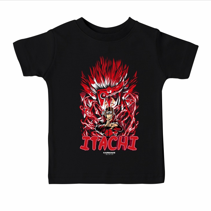SAKAZUKI Kaos Baju T Shirt Distro Anak Gambar Anime ITACHI UCHIHA NARUTO