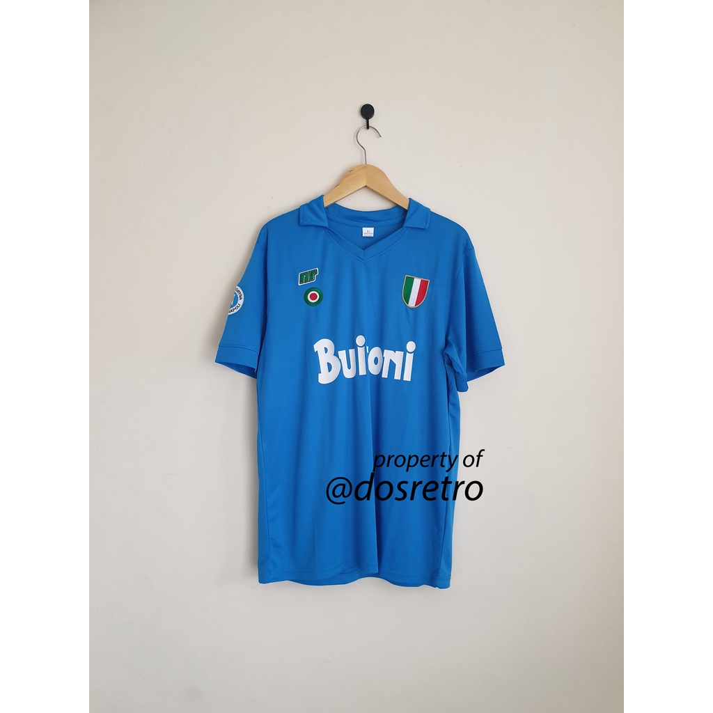 Jersey Retro Napoli Home 1987 1988 Maradona