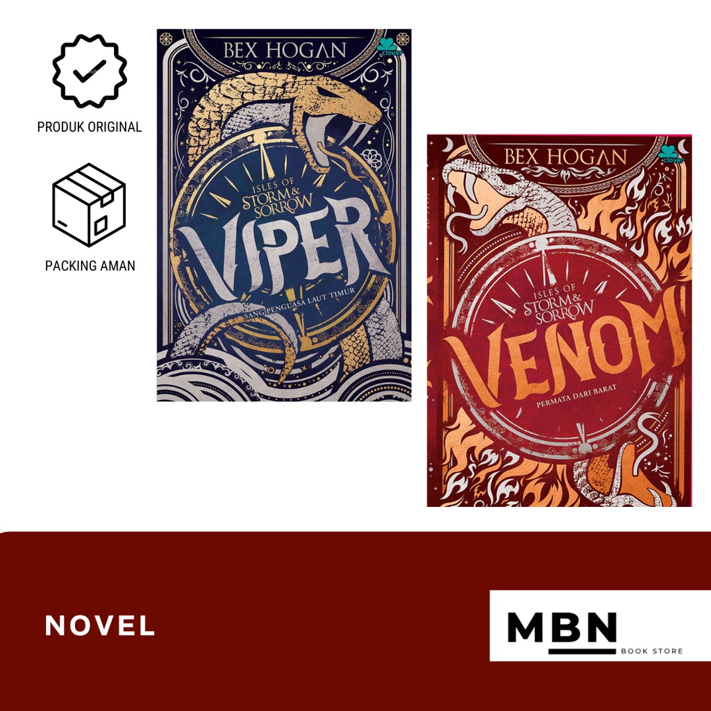 Novel BEX HOGAN ISLES OF STORM AND SORROW: (VIPER &VENOM) ori