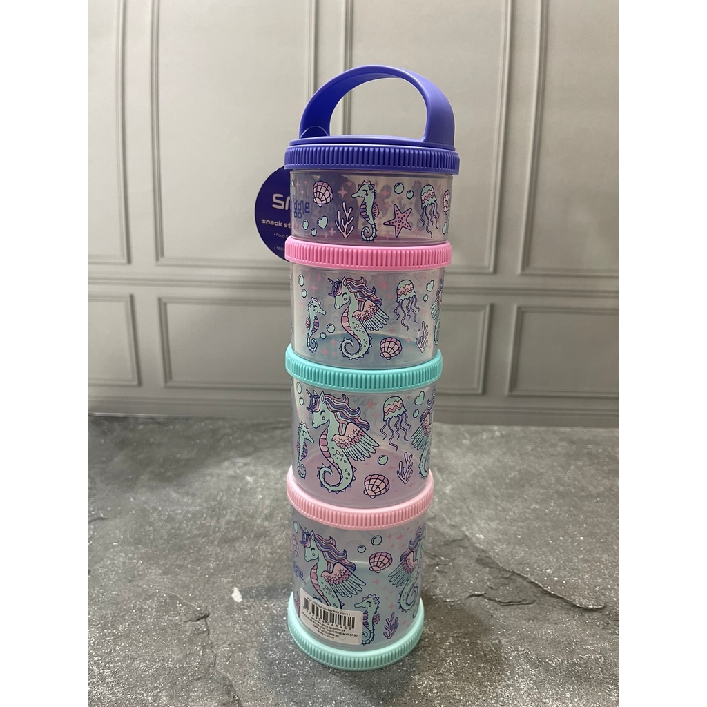 Jual SMIGGLE SNACK STACK BETTER TOGETHER SEA HORSE TEMPAT SNACK