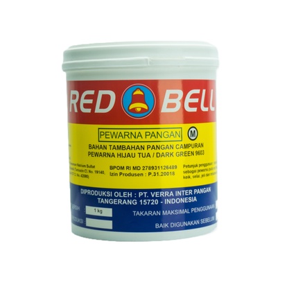 

Red Bell Pewarna Bubuk Dark Green 9603, 1 Kg