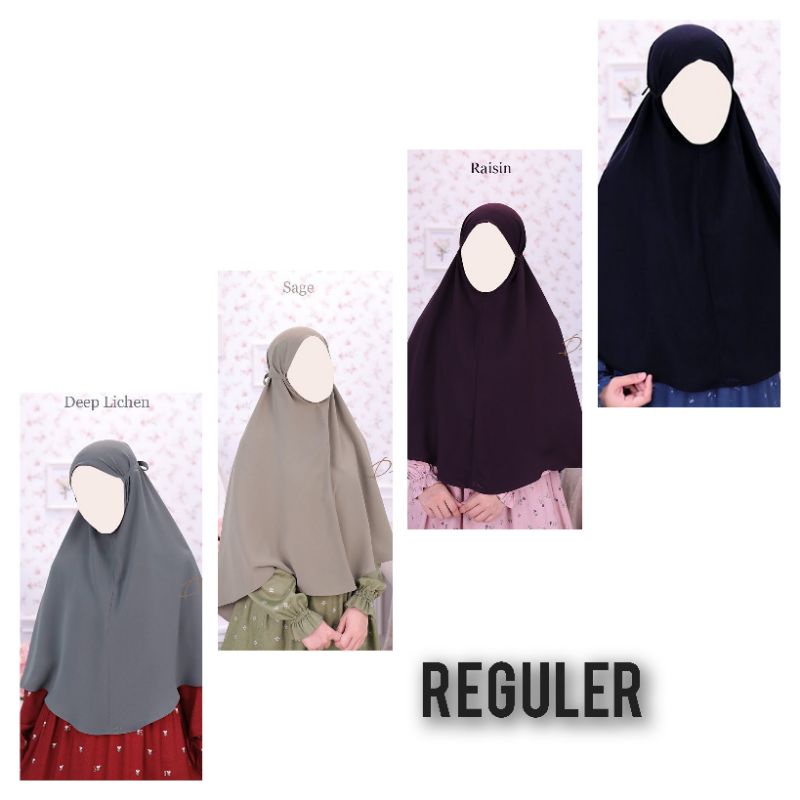 veil mazen series reguler Ditsy Desember 2022 black deep lichen raisin sage