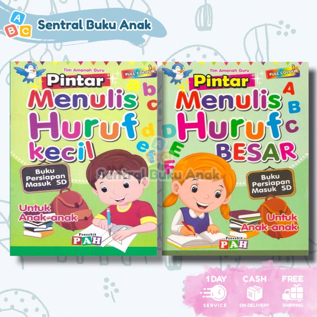 Jual Buku Aktivitas Anak Pintar Menulis Huruf Besar Dan Kecil - Menulis ...