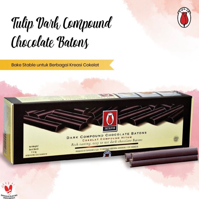 

Chocolate Stick Batons Tulip Compound Stick 1,5Kg