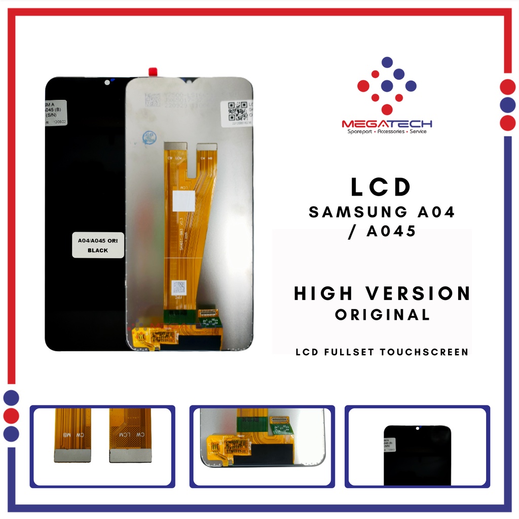 LCD Samsung A04 / A045 Fullset Touchscreen - ORI