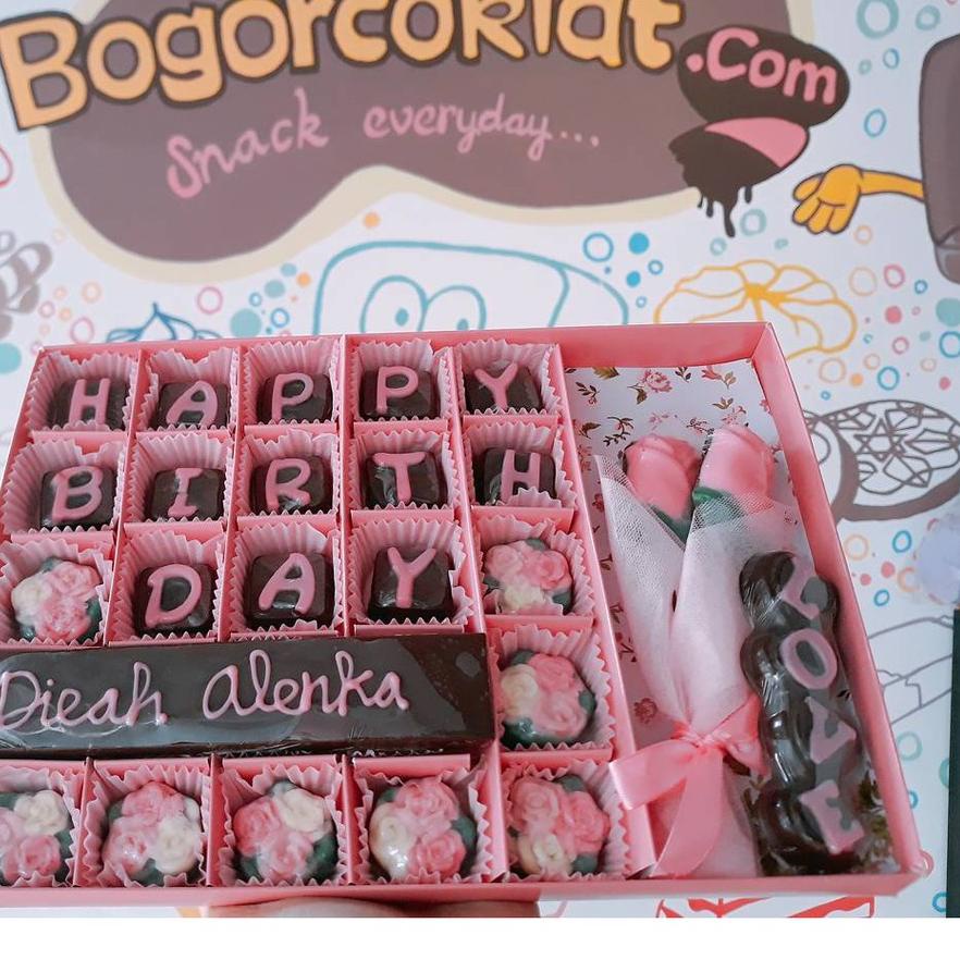 

GRATIS ONGKIR✅Kado Coklat Ultah Sekat Blok 25+Buket|RA1