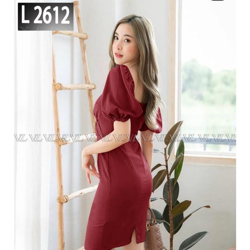 Classy Mini Dress Bodycone Korean Style