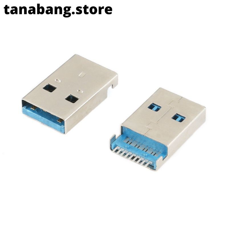 USB 3.0 Konektor Male 9Pin SMT SMD untuk transmisi kecepatan tinggi