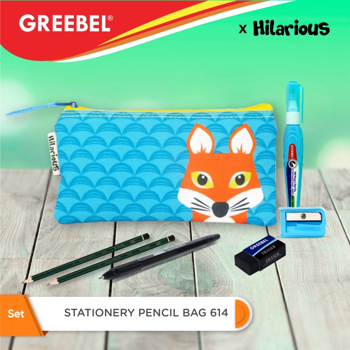 

Tempat Pensil Greebel Paket Stationery Pencil Bag / Tempat Pensil Set 614