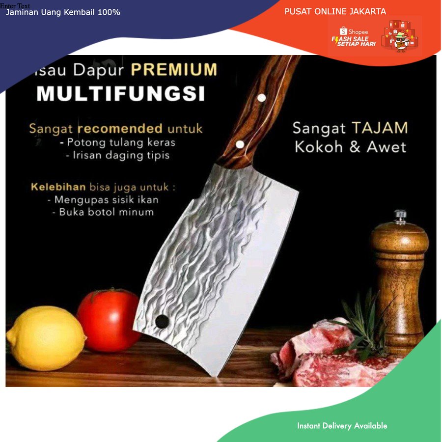 POJ Kiche Knife / pisau baja Super tajam ORIGINAL