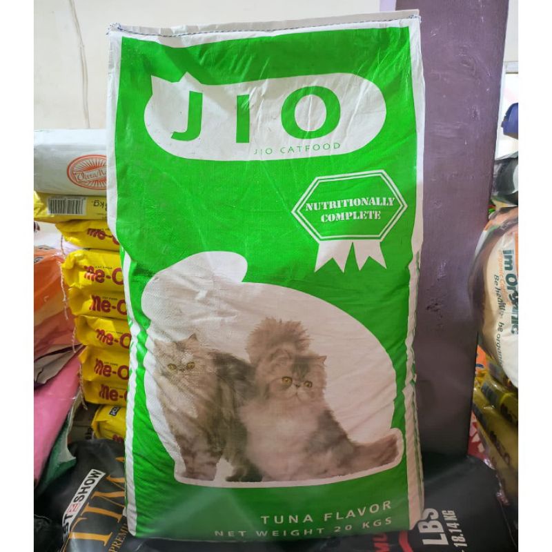 GRAB/GO-JEK ( 10 PCS ) Makanan Kucing Jio Tuna Flavour Kemasan 1KG / JIO Cat Food