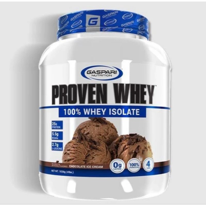 Gaspari Nutrition Proven 4 Lbs Whey Protein Isolate 100%