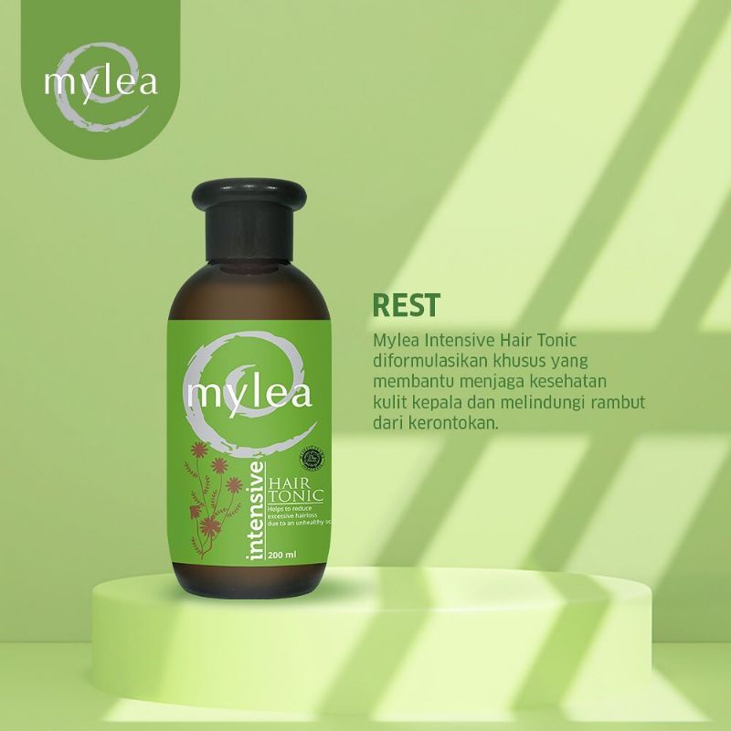 [PAKET] MYLEA SHAMPO + HAIR TONIC 200ML GREEN
