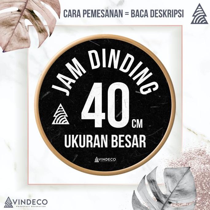 JAM DINDING 40CM / JAM DINDING UKURAN BESAR / JAM DINDING JUMBO