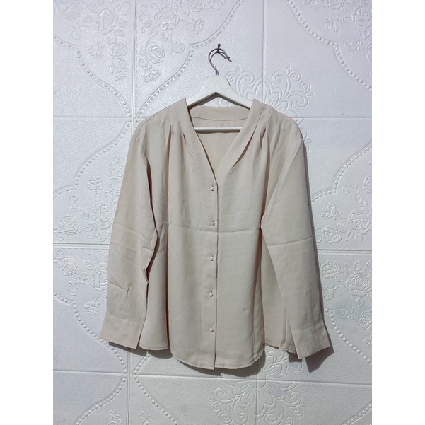blouse uniqlo
