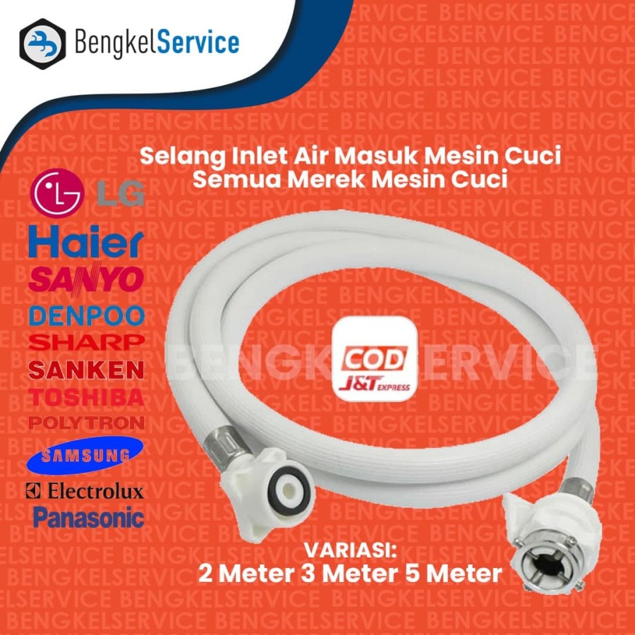 Selang Inlet Mesin Cuci Air Masuk Multi Universal Selang mesin cuci