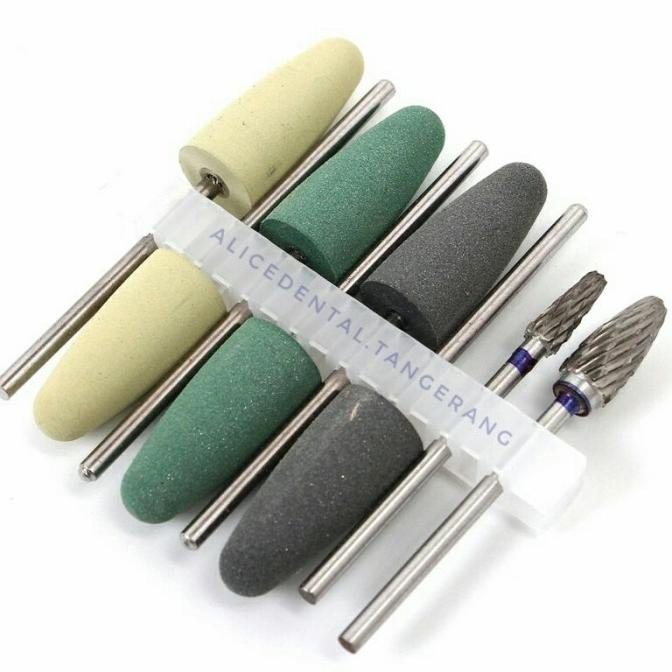 Jual Dental Bur Akrilik Fraser Set Polishing Poles Polish Acrylic Stone Bur Shopee Indonesia