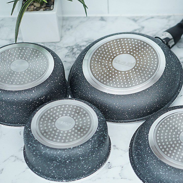 IDEALIFE Panci Set / Granite Cookware Set / IL-22A