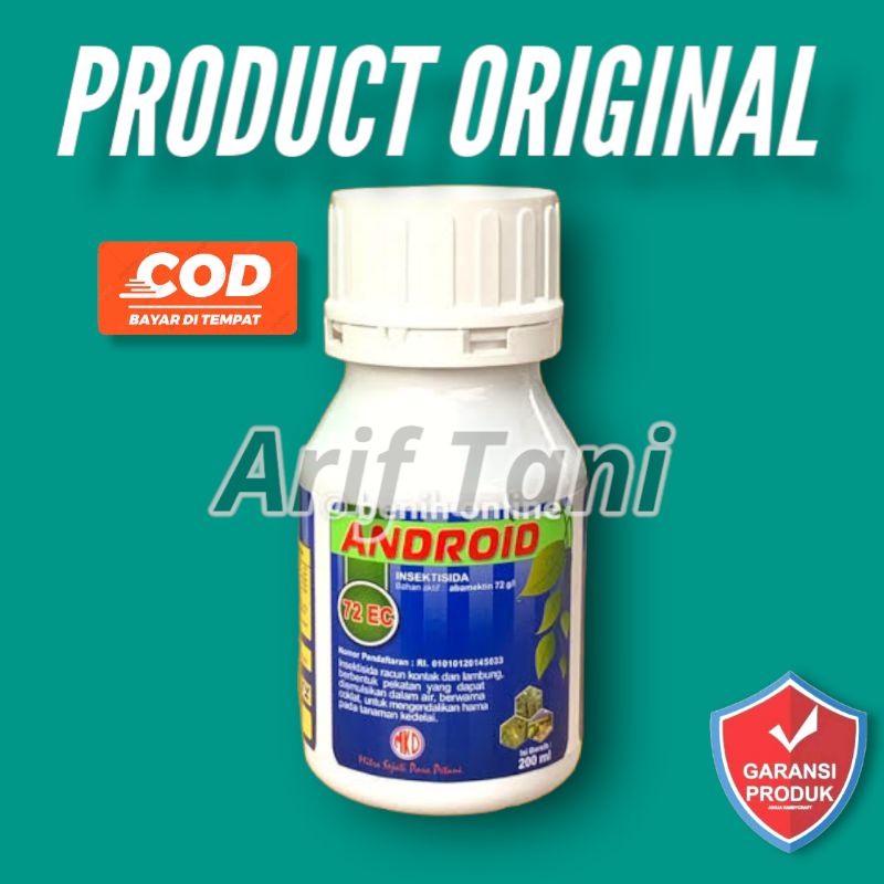 INSEKTISIDA - ANDROID 72 EC 200 ML -abamektin obat kutu daun