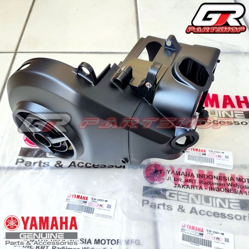 cover mesin set 3 bagian mio sporty smile nouvo original yamaha ori ygp caver mesin kipas