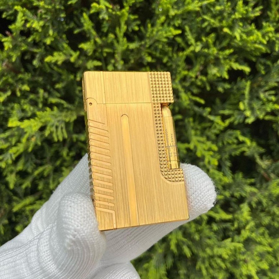 Korek Api S.t Dupont Gold 007 Brush Import Premium