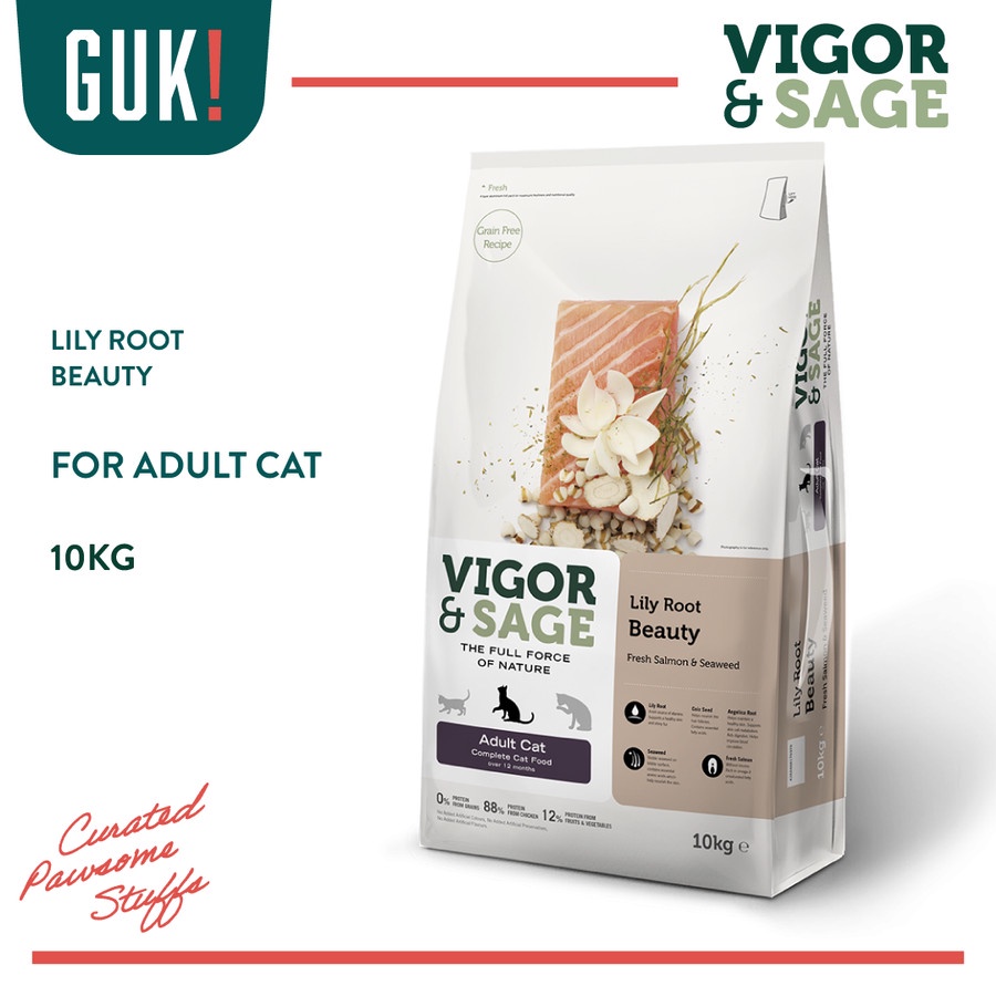 Vigor & Sage Lily Root Beauty Adult Cat Food 10kg