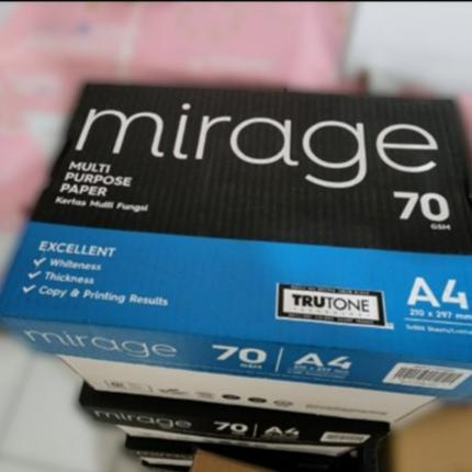 

Kertas Print HVS Mirage A4 70gr / rim