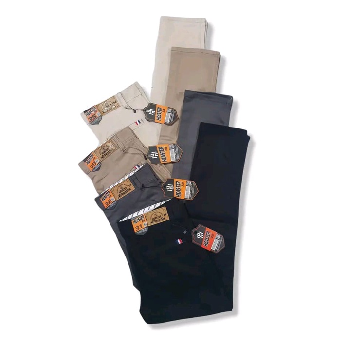 CELANA CHINO PANJANG PREMIUM BRAND MERK FULL ACC