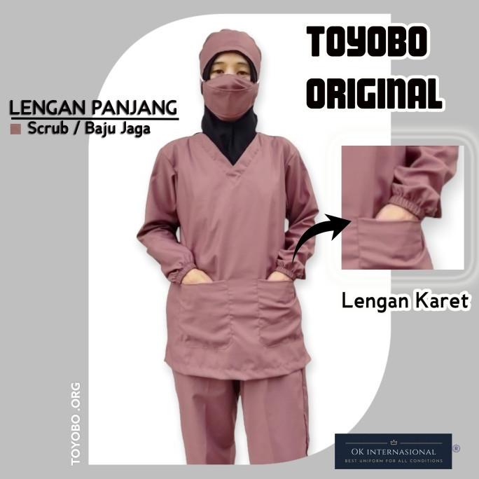 baju ok BIG SIZE Lengan Panjang Karet / BAJU OKA / Toyobo / Baju Jaga