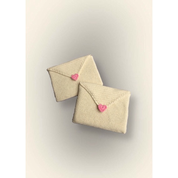 

CROCHET CUSTOM LOVE LETTER BOOK SLEEVES / BOOK COVER / SAMPUL BUKU RAJUT CUSTOM