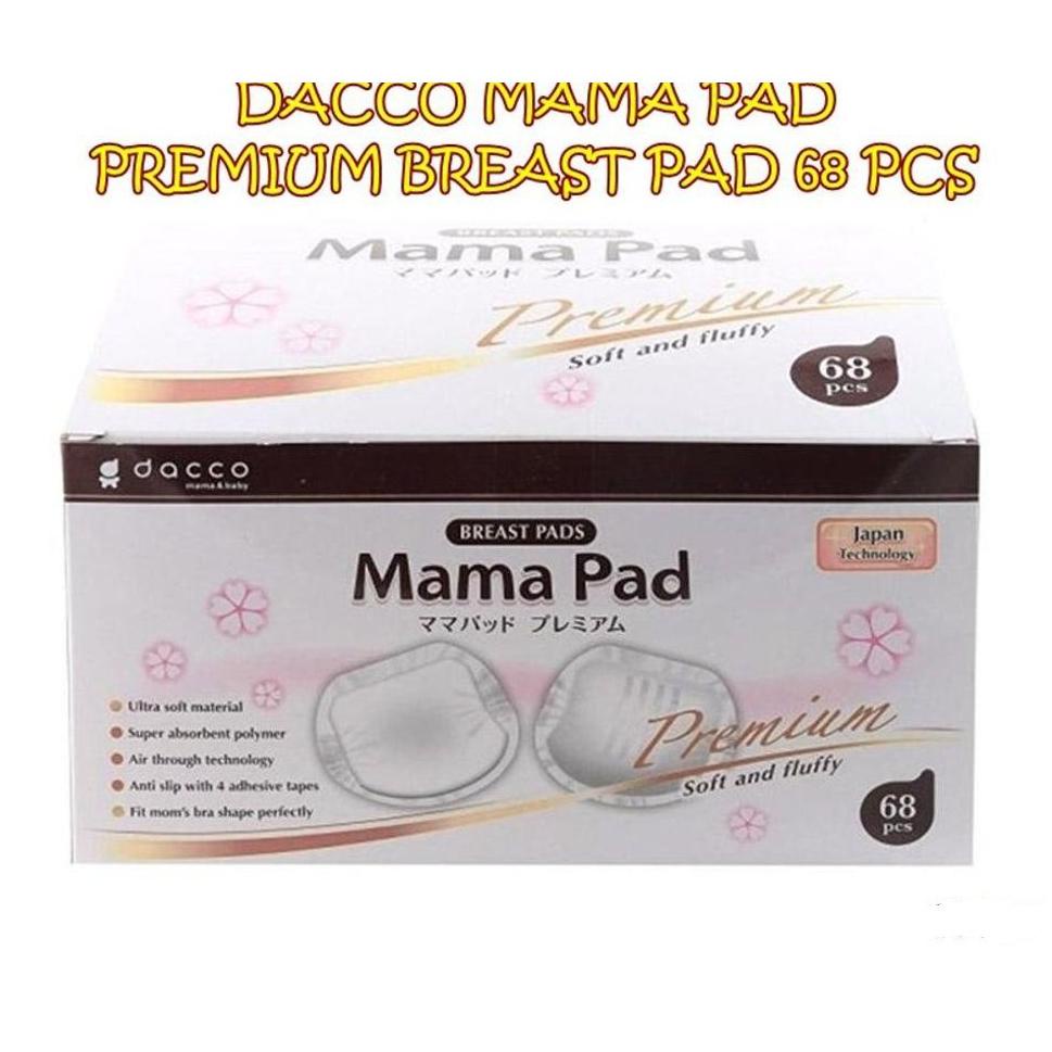 fgi35 Mamapad Breastpad isi 56 / 24 pcs 3D Side Cut Shape Dacco / Mama Pad Breast Pad Premium 68 EXP
