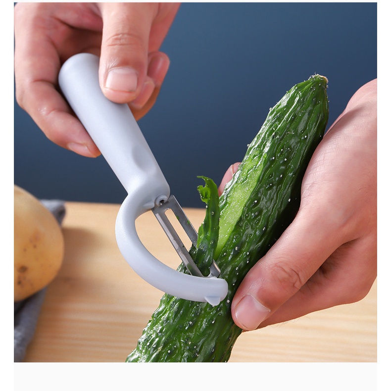 T&amp;Y Peeler Pengupas Buah Sayur Kentang Wortel Fruit Slicer Pisau Kupas Bahan Stainless Steel Import