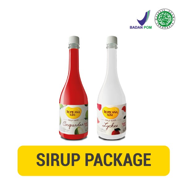 

Tropicana Slim Sirup Paket 2 Rasa (Leci & Cocopandan)