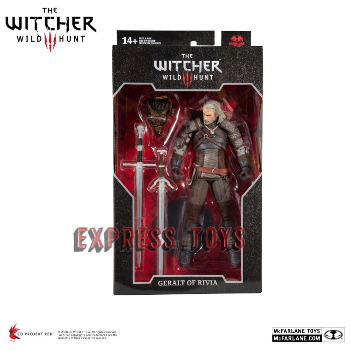 McFarlane Toys Witcher Geralt of Rivia 7" Figure