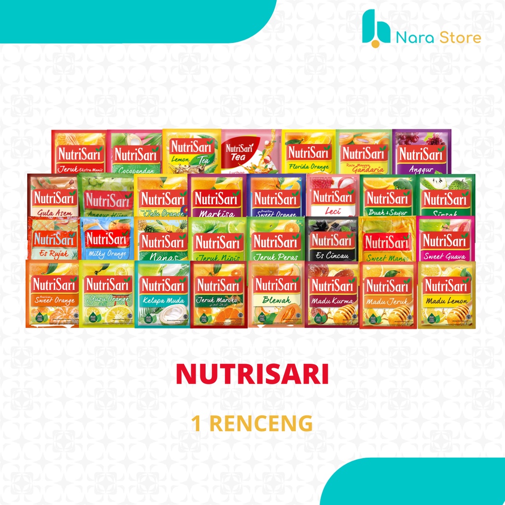 Jual Nutrisari 1 Renceng Isi 10 Pcs Shopee Indonesia 