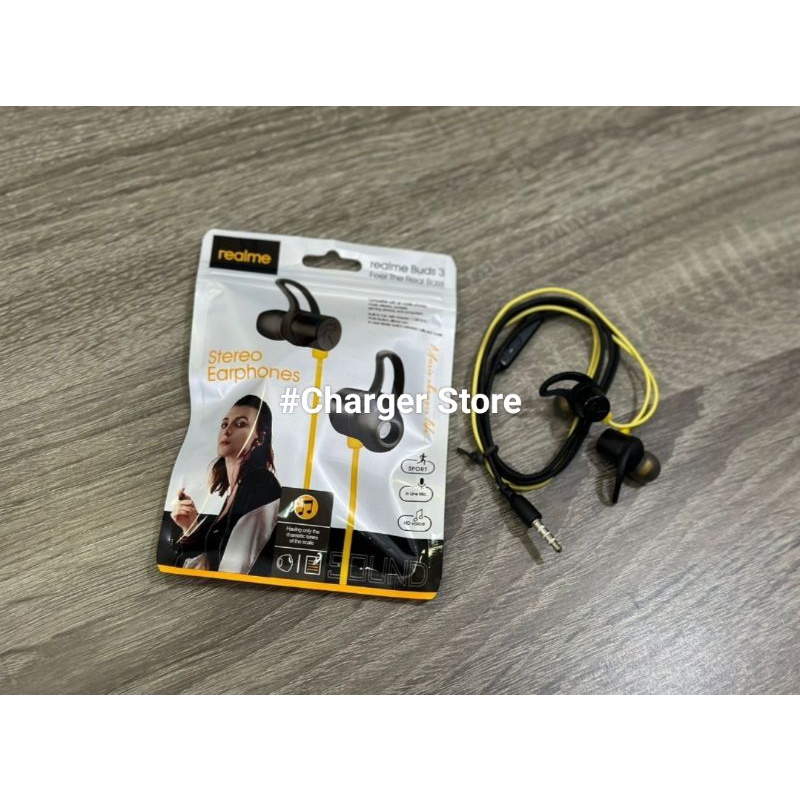 Headset Realme Buds 3 Extra BASS Stereo Earphones Sound