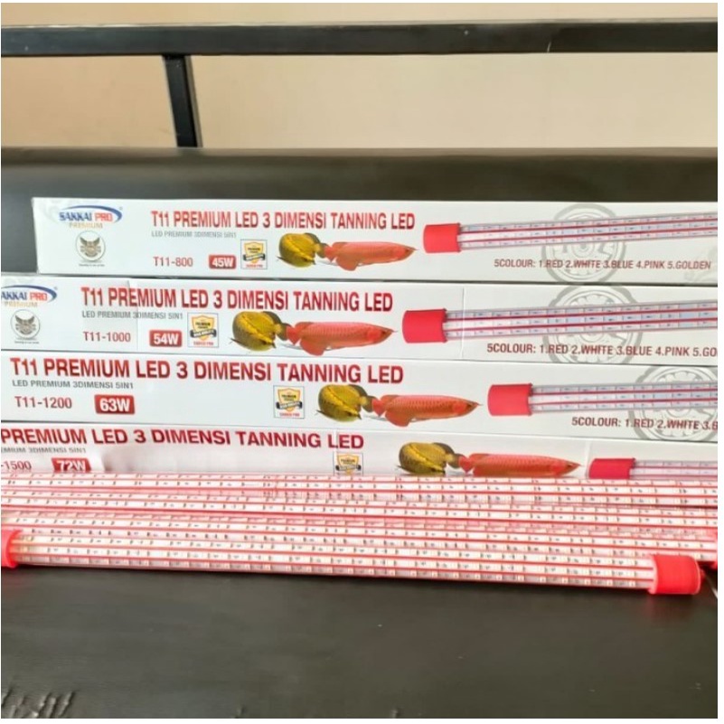 Lampu Aquarium Aquascape Led TANNING 3 Dimensi Arwana T11 1500 SAKKAI PRO PREMIUM LAMP