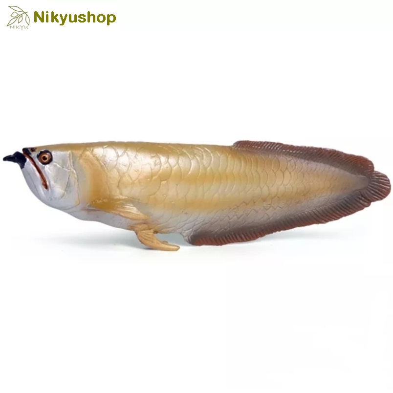 [Nikyushop] Mainan Hewan Pajangan Miniatur Ikan Arwana Arowana Amazon Animal Figure Fish