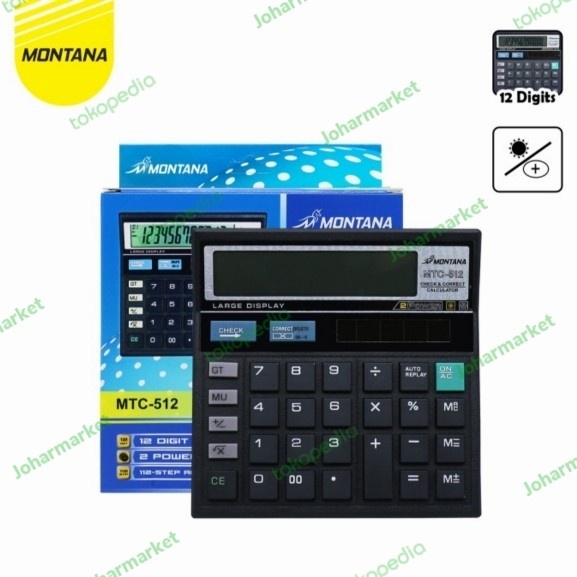

TERPERCAYA kalkulator Montana 512